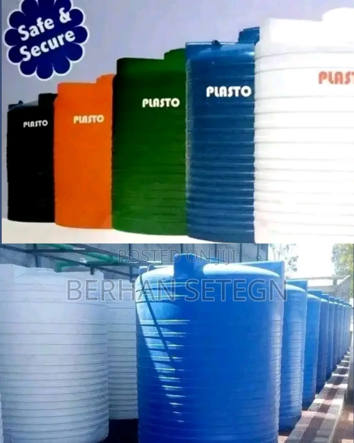 Vertical Tanker Plasto Water Tanker Roto