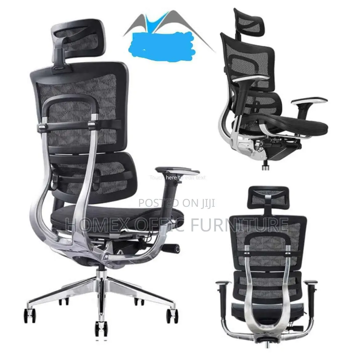 Office Ergonomic Managerial Chair ኤርጎኖሚክ የማናጀር ወንበር