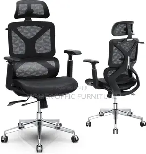 Photo - Office Managerial Chair Ergonomic ኤርጎኖሚክ የማናጀር ወንበር