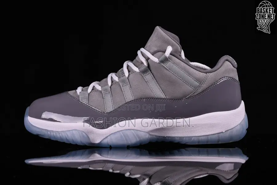 Original Air Jordan 11 Low Cool Grey Shoes for Men's