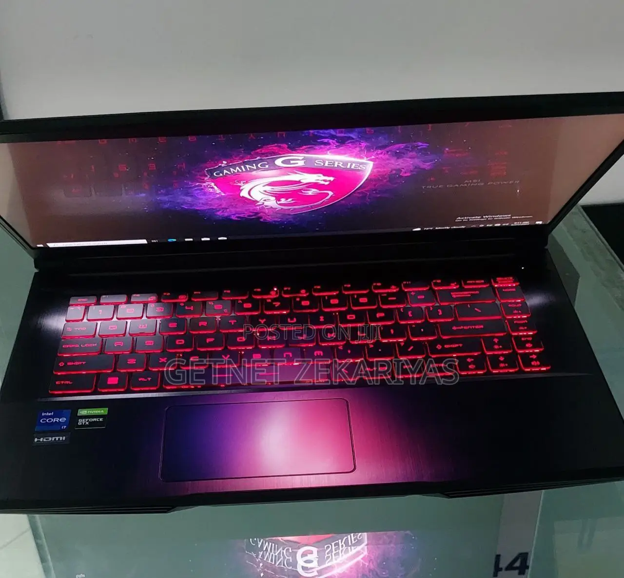 New Laptop MSI 16GB Intel Core I7 SSD 512GB