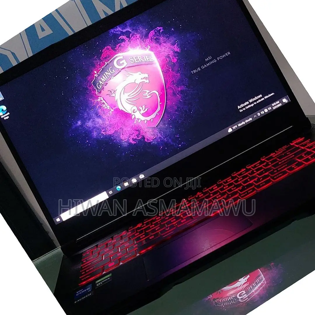 New Laptop MSI GF63 16GB Intel Core I7 SSD 512GB