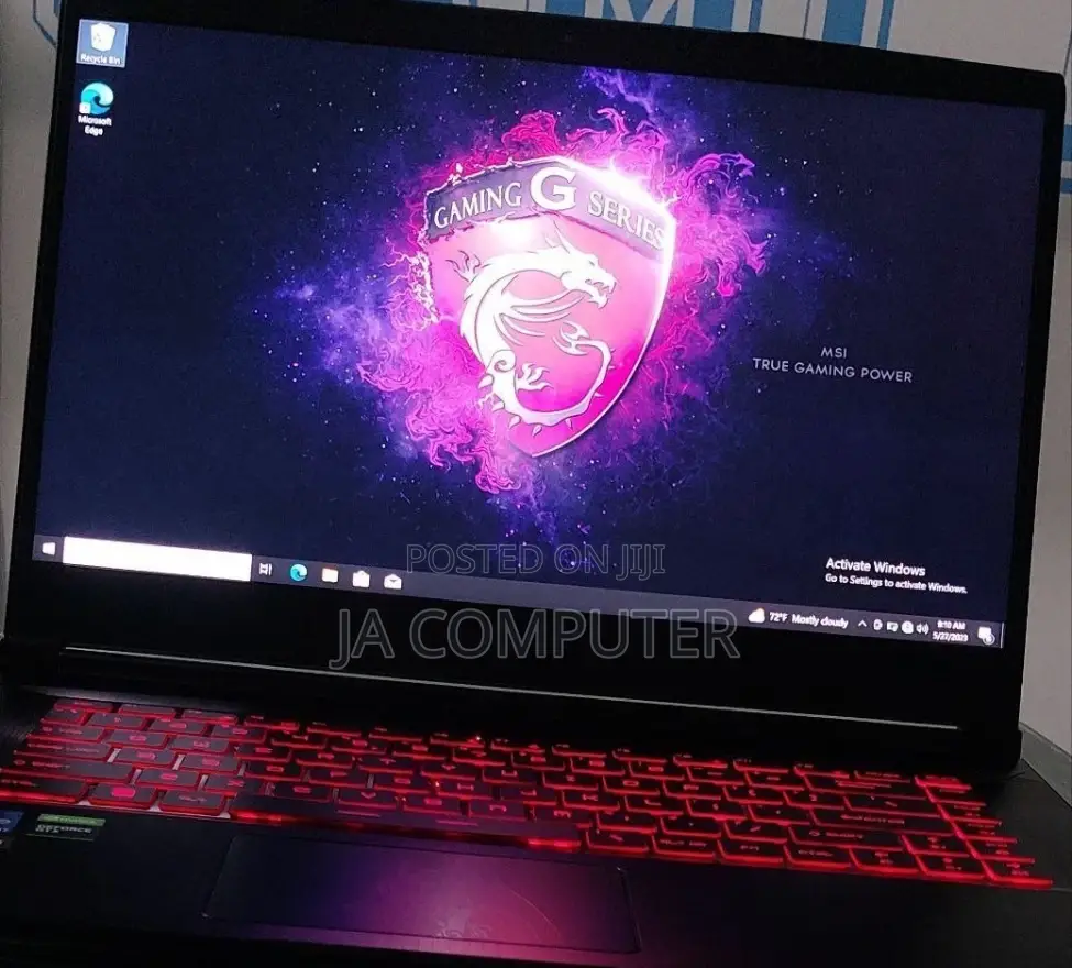 New Laptop MSI Katana GF66 16GB Intel Core I7 SSD 512GB