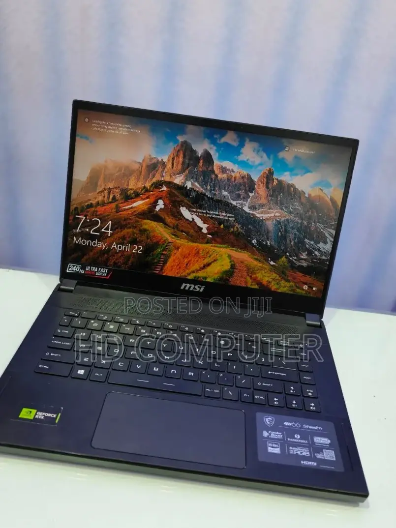 New Laptop MSI GE66 Raider 32GB Intel Core I9 SSD 1T