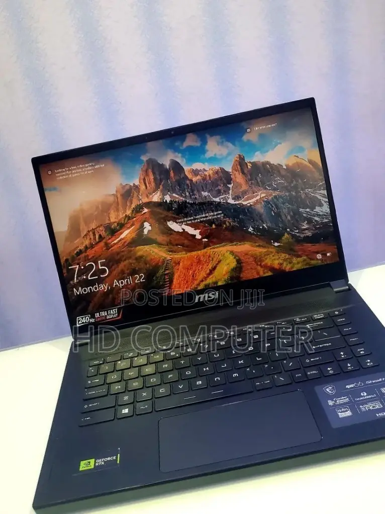 New Laptop MSI GE66 Raider 32GB Intel Core I9 SSD 1T