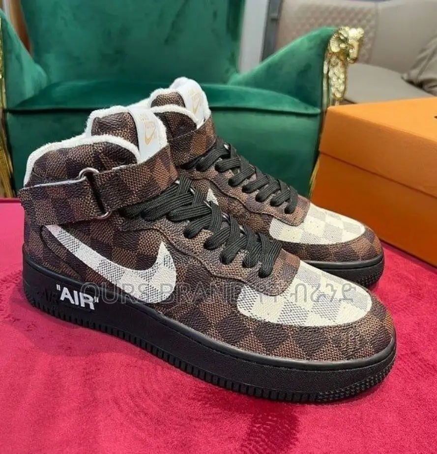 Nike Airforce 1 High X Louis Vuitton Luxurious Shoes