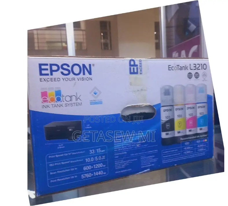 Epson Eco Tank L3210 Wifi All in One Link Tank Color
