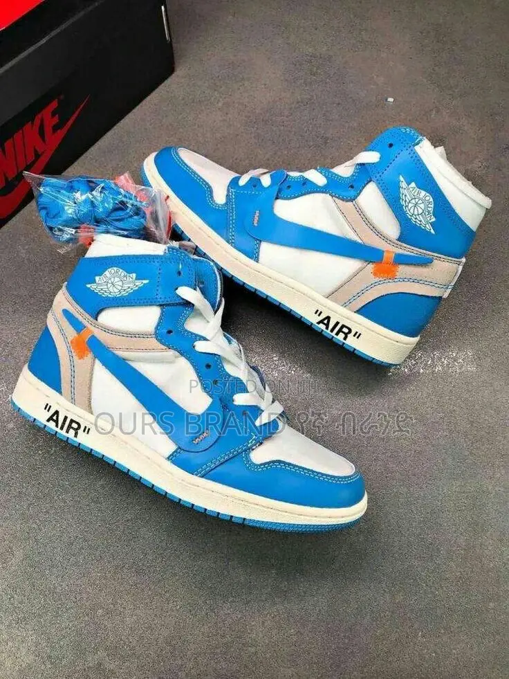 Off White X Air Jordan 1 Retro High OG UNC Shoe Master