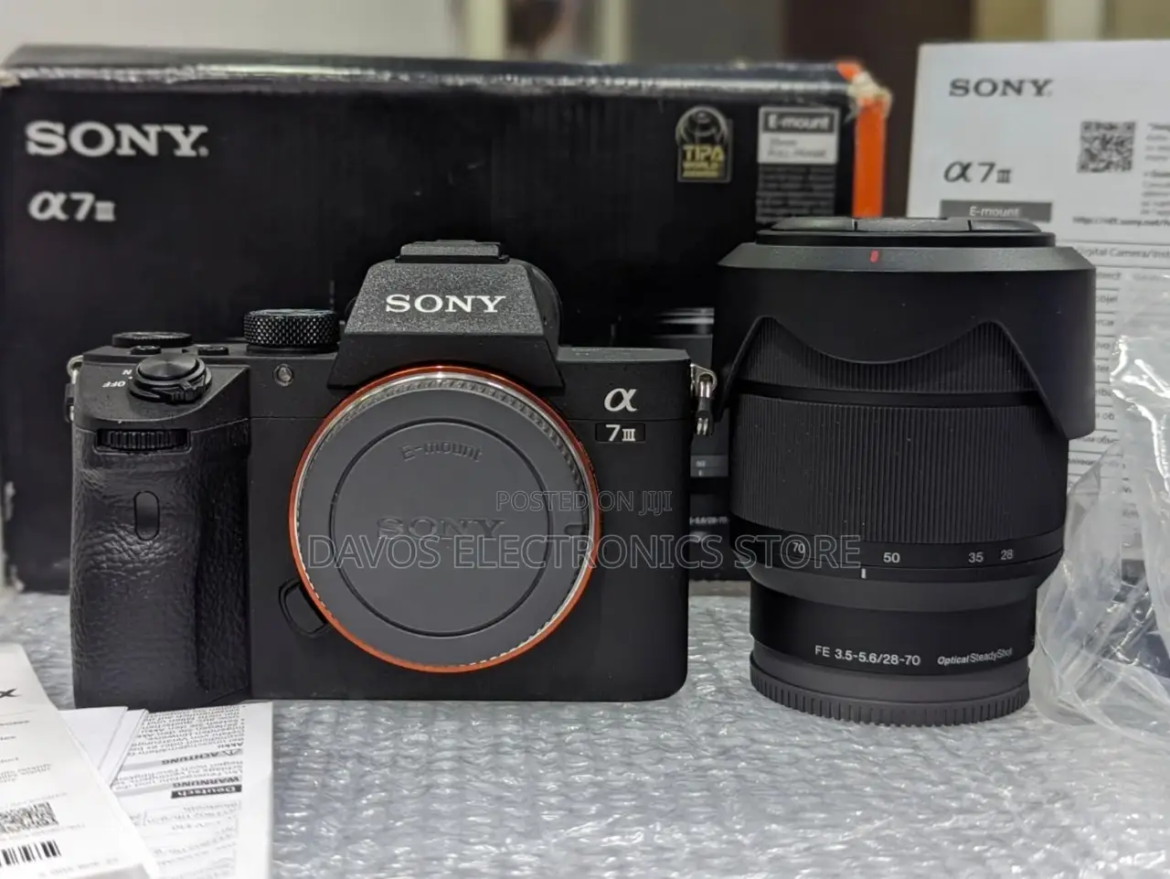 New Sony Alpha 7 Iii Mirrorless Camera With 28-70mm Lens