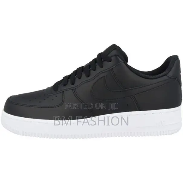 Air Force 1 | Nike | Black and White Thick Lace
