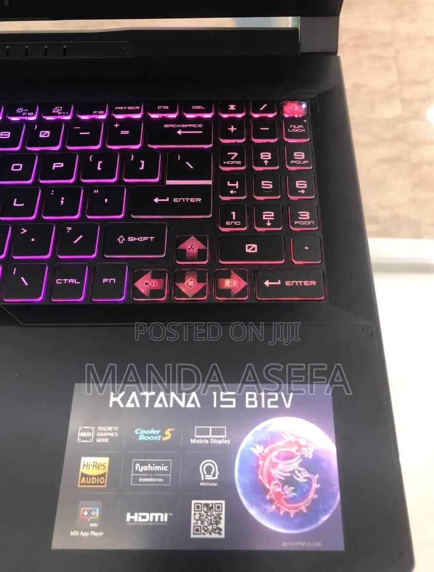 New Laptop MSI 16GB Intel Core I7 SSD 512GB