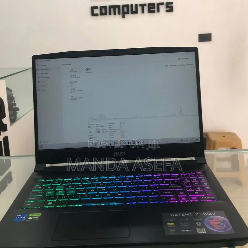 New Laptop MSI 16GB Intel Core I7 SSD 512GB