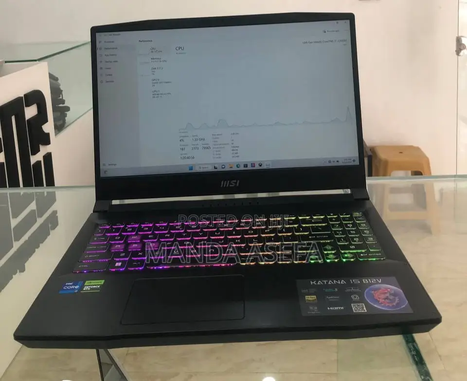 New Laptop MSI 16GB Intel Core I7 SSD 512GB