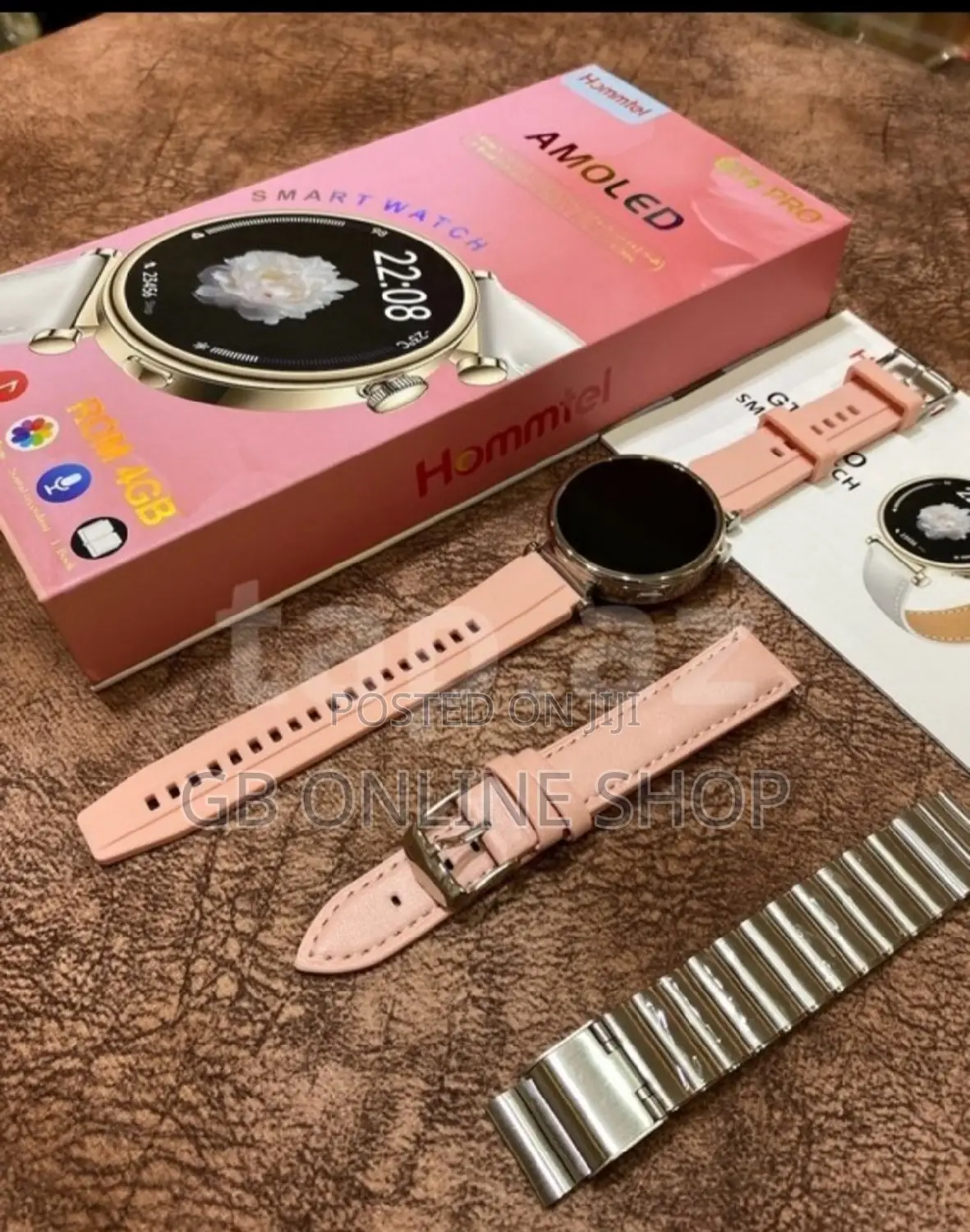 Hommtel GT4 Pro 4GB Rom Amoled Smart Watch