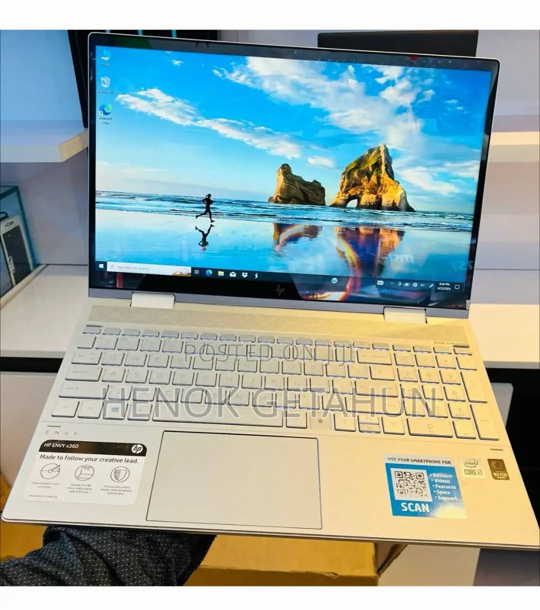 New Laptop HP Envy X360 12GB Intel Core I7 SSD 512GB