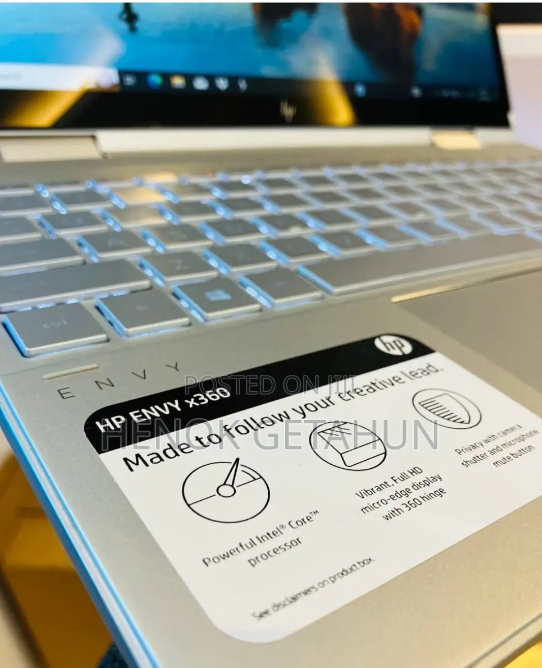 New Laptop HP Envy X360 12GB Intel Core I7 SSD 512GB