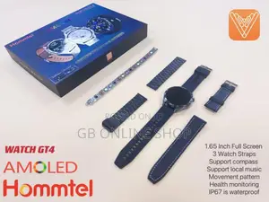 Hommtel Watch GT4 1.65" Full Screen Smart Watch