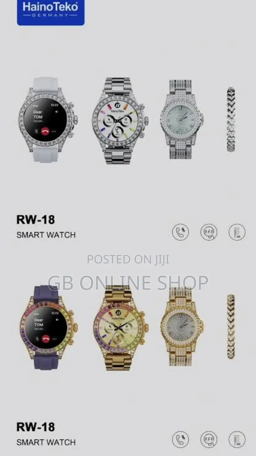 Haino Teko Germany RW-18 High-Quality Ladies Smart Watch