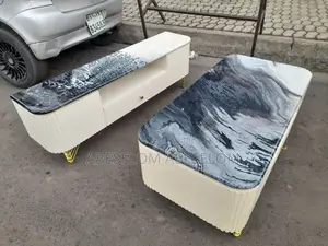 Photo - በ ኢፖክሲ የተሰሩ ቲቪ እስታንድ እና ጠረጴዛ