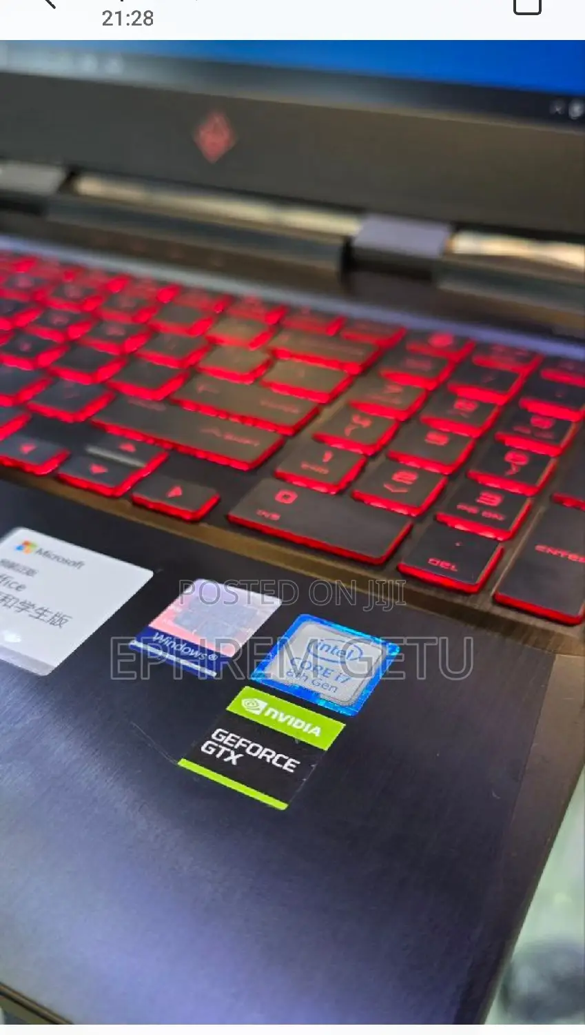 New Laptop HP Omen 15 16GB Intel Core I7 HDD+SSD 1T