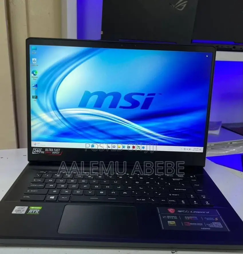 New Laptop MSI GP75 Leopard 16GB Intel Core I7 SSD 1T