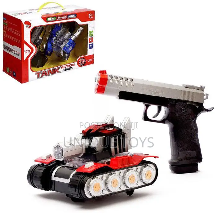 Super Tank Action Series With a Pistol, Battery Operated