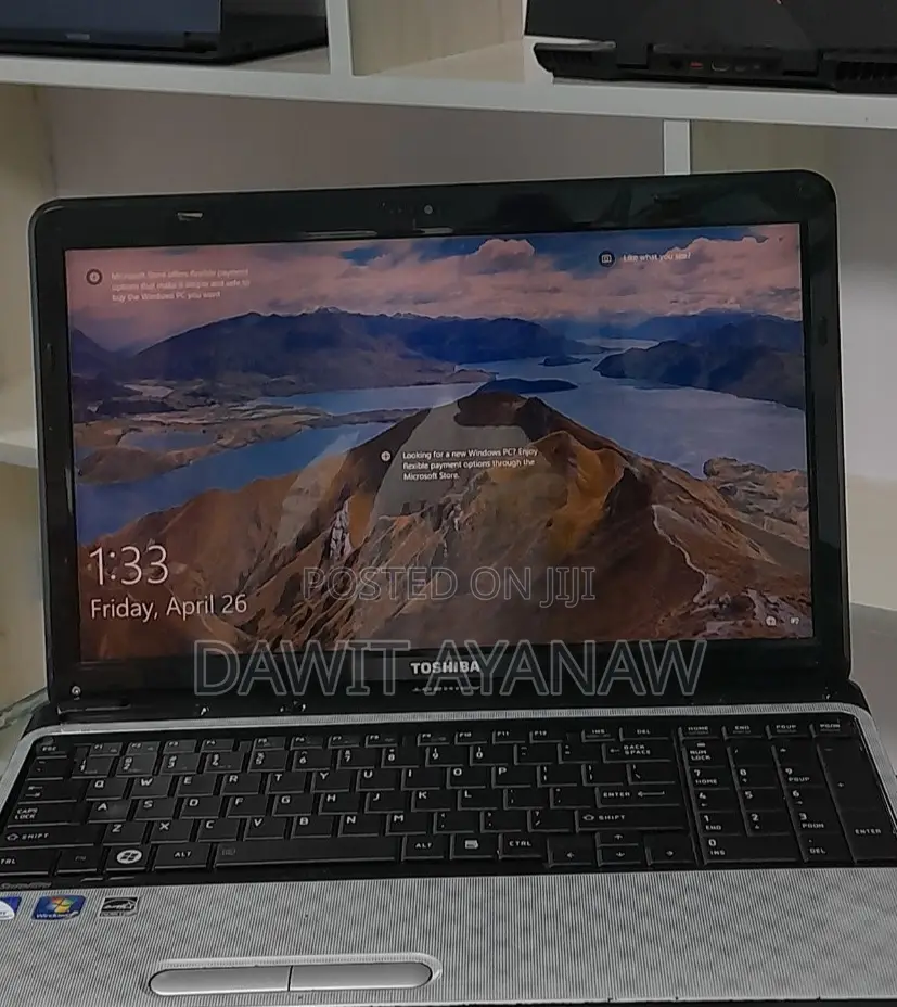 New Laptop Toshiba 4GB Intel Pentium HDD 500GB