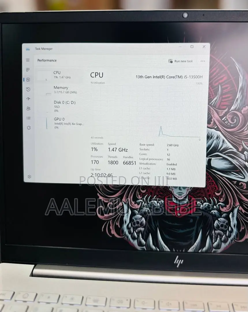 New Laptop HP Pavilion 15 16GB Intel Core I5 SSD 1T