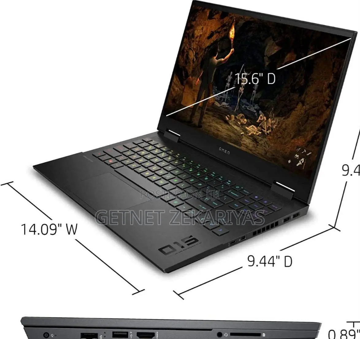 New Laptop HP Omen 15 16GB Intel Core I7 SSD 512GB