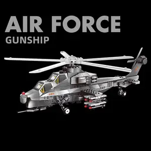 Airforce Gunship Building Blocks Model Set