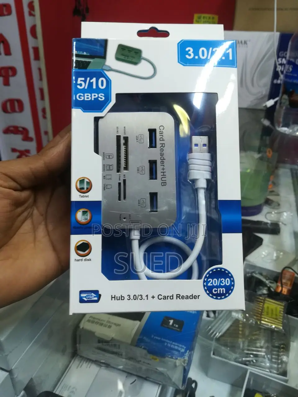 7 in 1 Hub 3.0/3.1 + Card Reader