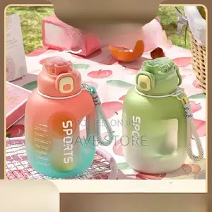 1.7L Sport Water Bottle With Straw