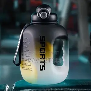 1.7L Sport Water Bottle With Straw