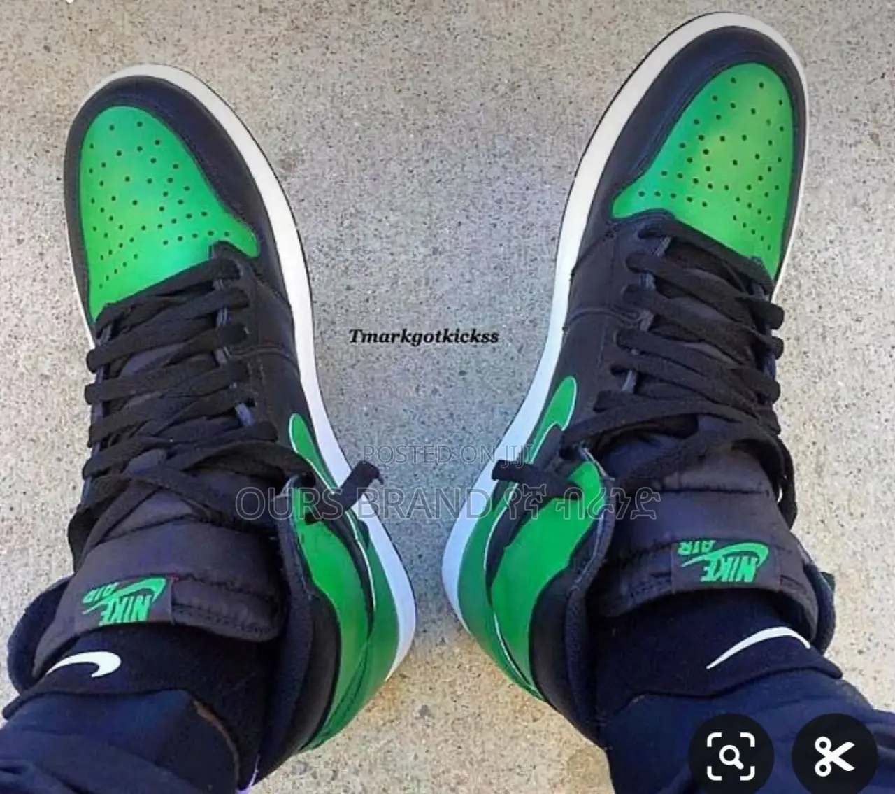 Air Jordan 1 High OG Eastside Golf ‘1961’ Black/Green Shoes