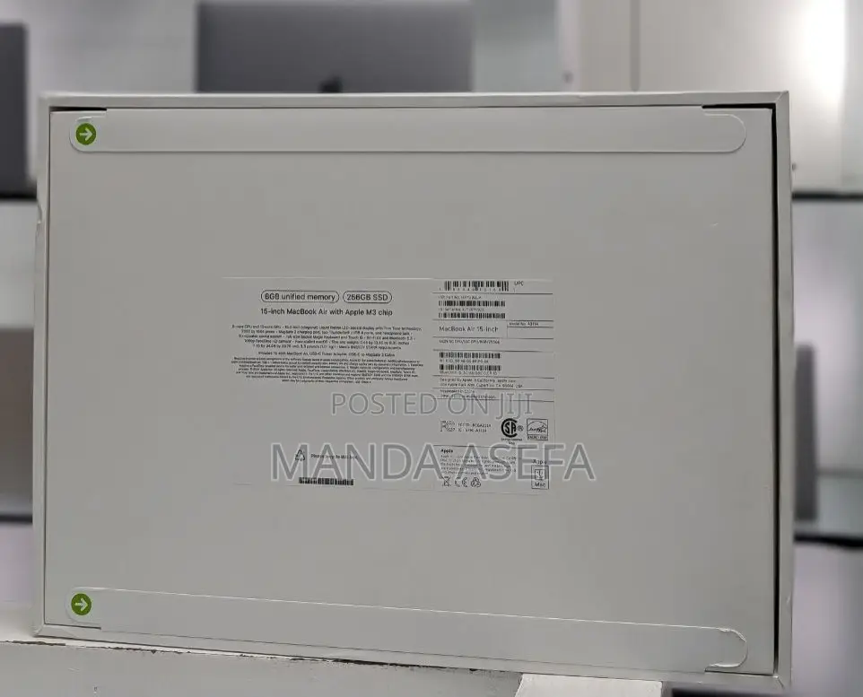 New Laptop Apple MacBook Air 8GB Apple M3 SSD 256GB