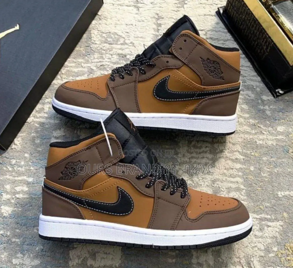 Nike Air Jordan 1 Mid SE Dark Chocolate Master Quality Shoes