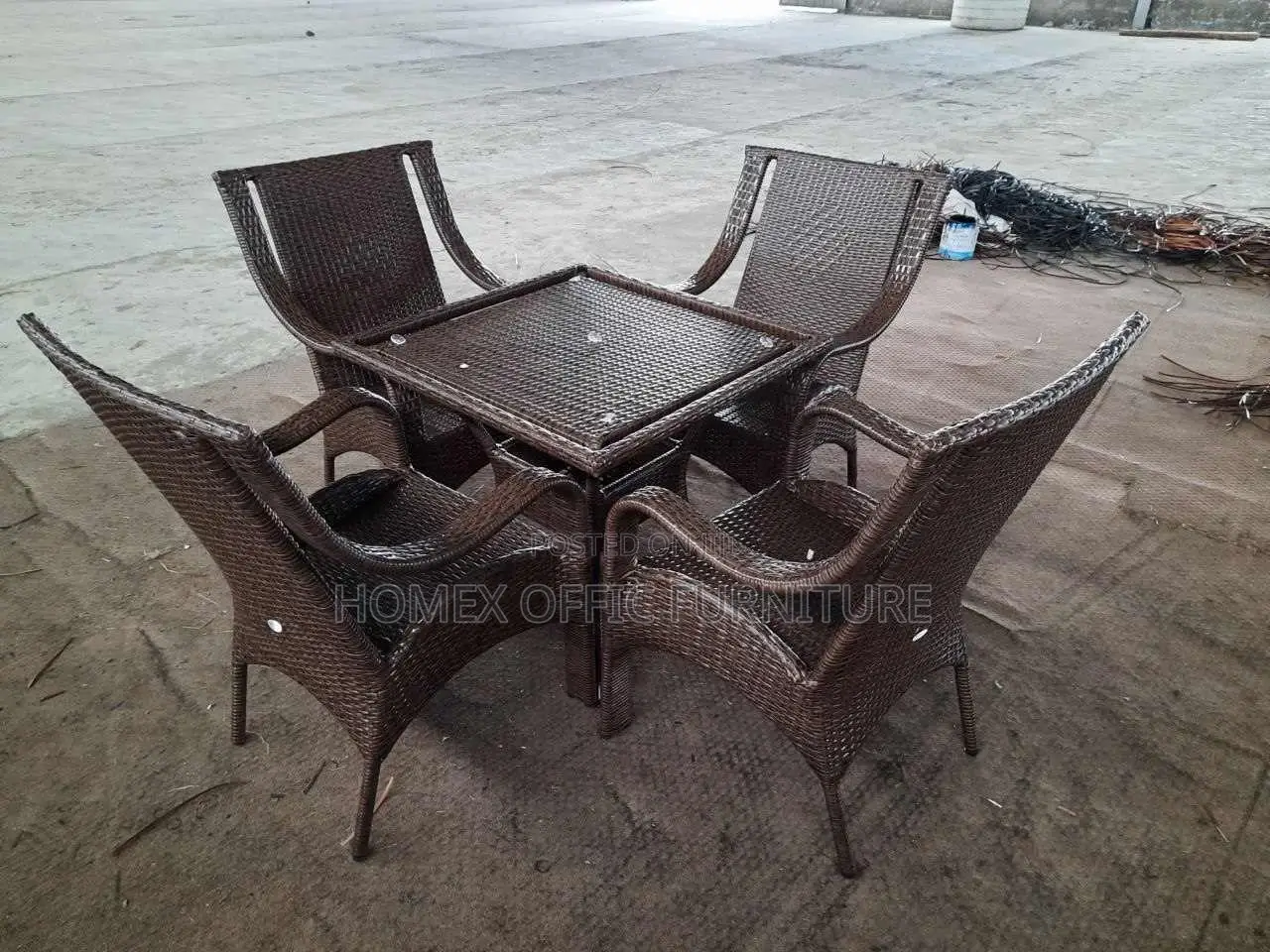 Garden Square Tables Chairs የጋርደን ጠረጴዛ እና ወንበር