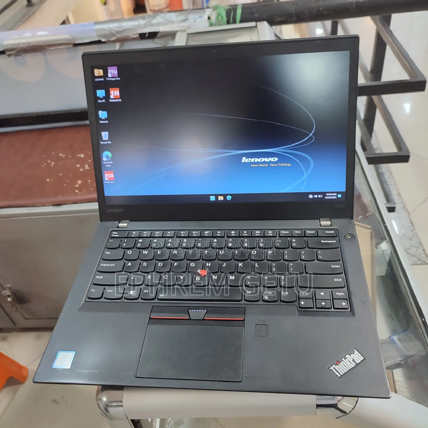 New Laptop Lenovo Thinkpad T490s 12GB Intel Core I5 SSD 256GB