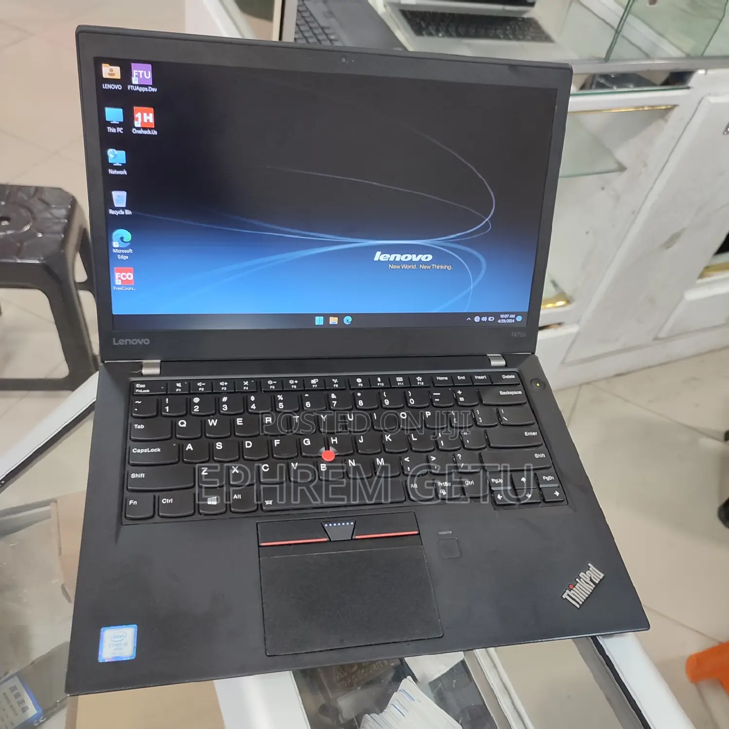 New Laptop Lenovo Thinkpad T490s 12GB Intel Core I5 SSD 256GB