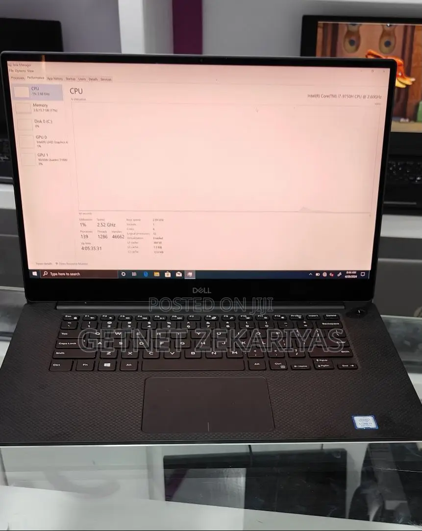 New Laptop Dell Precision 15 3520 16GB Intel Core I7 SSD 512GB