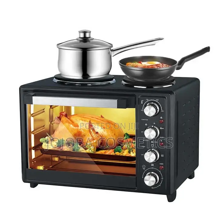 Electric Oven With 2 Hot Plat