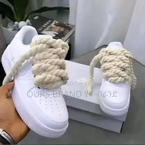 Photo - Nike  Air Force 1 Low "Chunky Rope Lace" Shoe High Quality