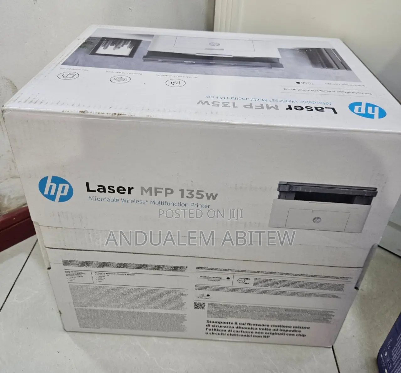 Hp Laser MFP 135W Printer