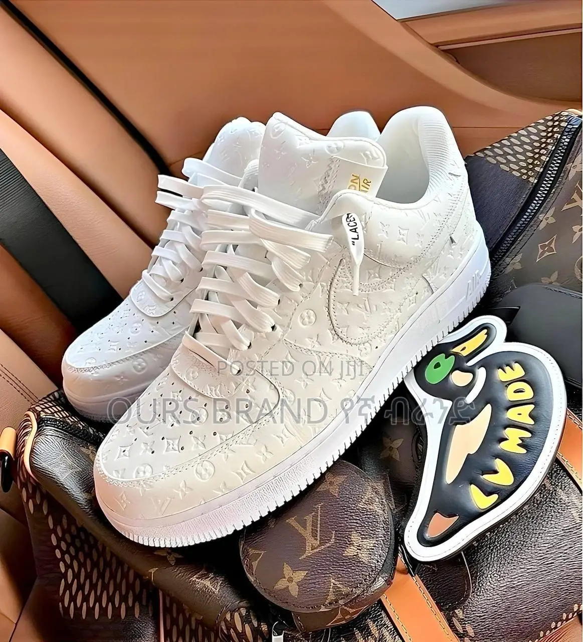 Nike Air Force X Louis Vuitton Luxurious Sneakers Shoes 