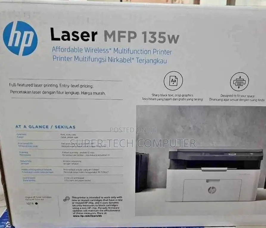 Hp Laserjet 135w ,107a, Epson L3250 In Stock