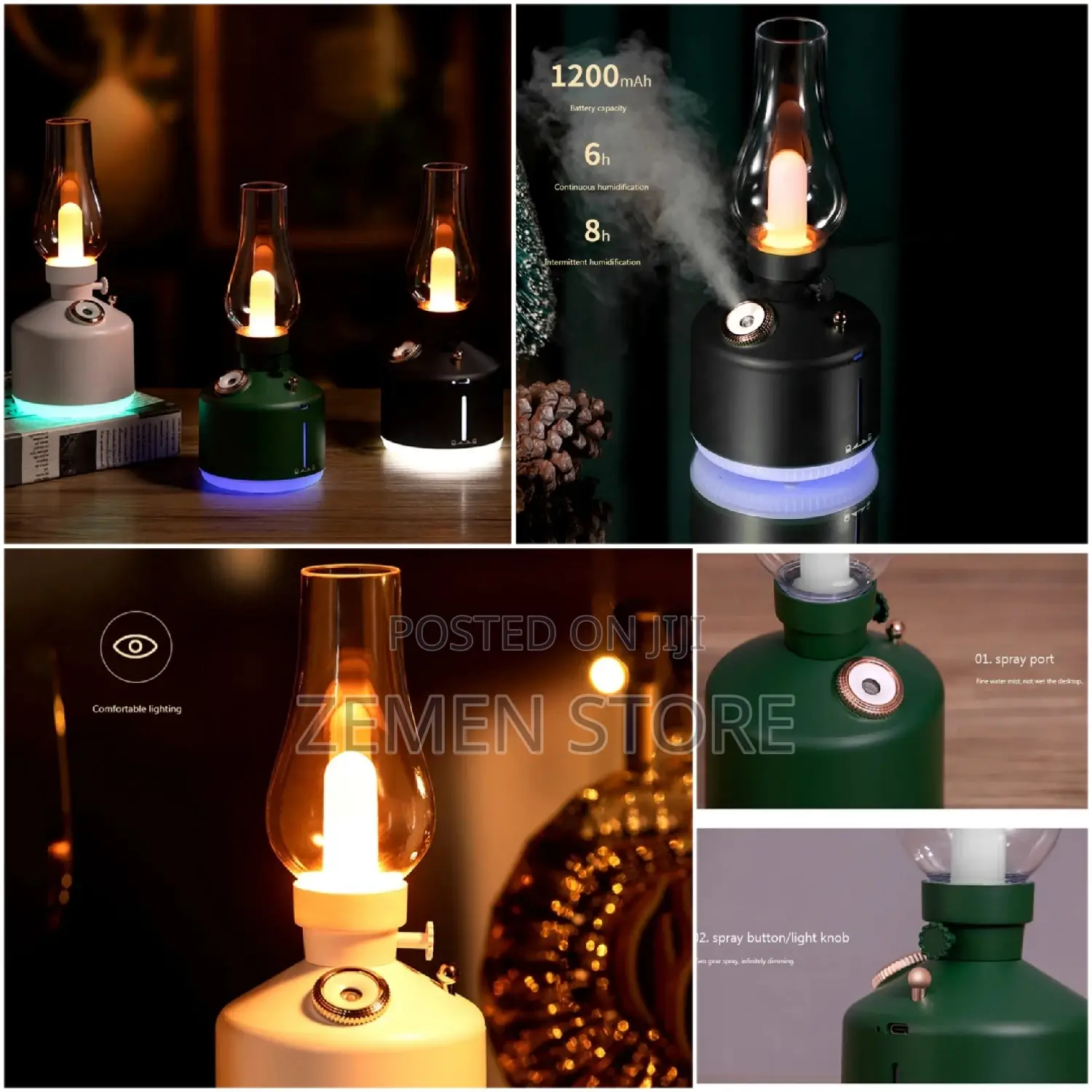 High Quality Vintage Lamp Humidifier