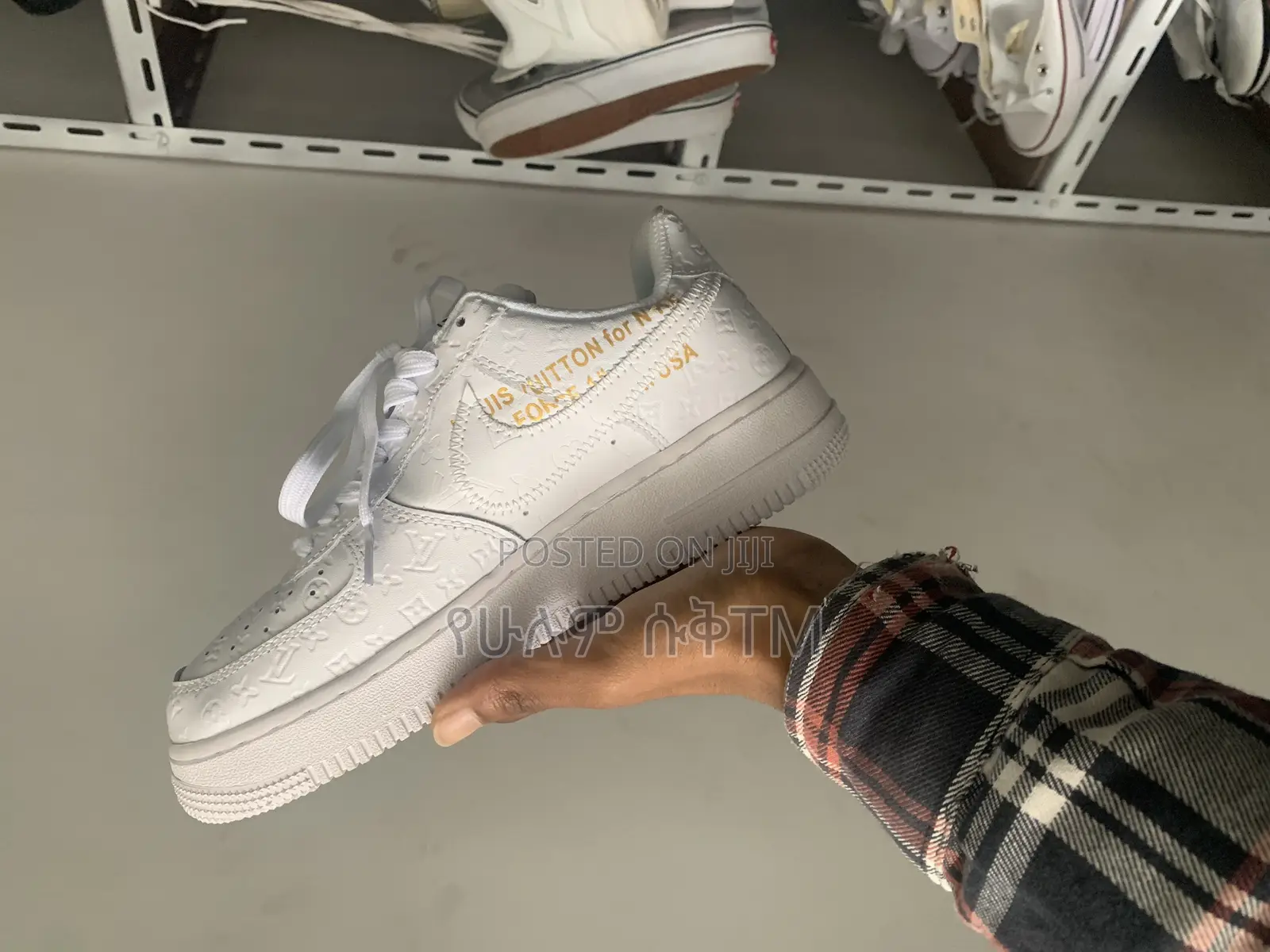 Original Nike Air Force 1 X Lv Louis Vuitton Shoes