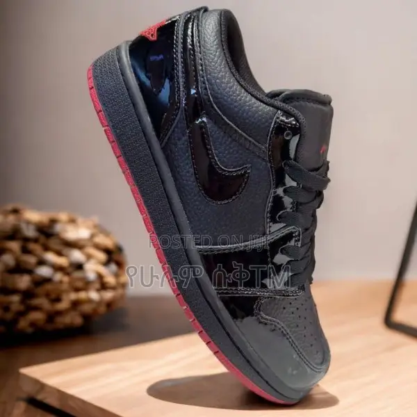 Original Air Jordan 1 Low Space Jams Red Shoes