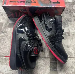 Original Air Jordan 1 Low Space Jams Red Shoes