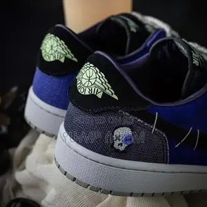 Original Air Jordan 1 Low Zion Williamson -Voodoo Blue Shoes